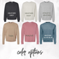 Embroidered Name Crewneck | Customized crew | MAMA pullover| Gift for mom