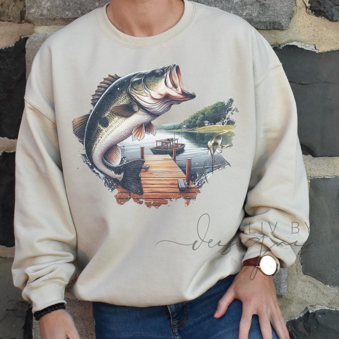 Bass Fishing Sweatshirt | Lake Life Fisherman Pullover