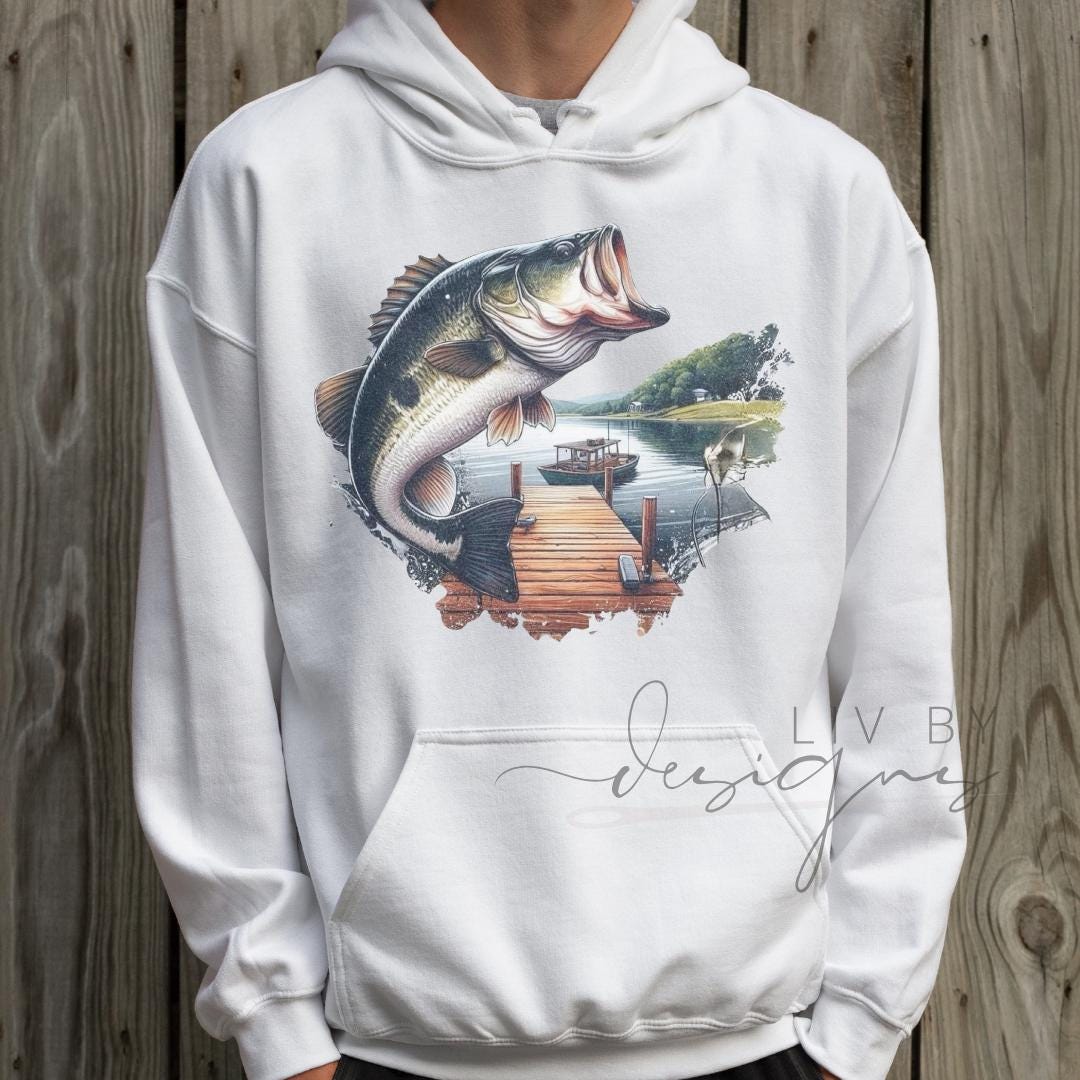 Bass Fishing Sweatshirt | Lake Life Fisherman Pullover