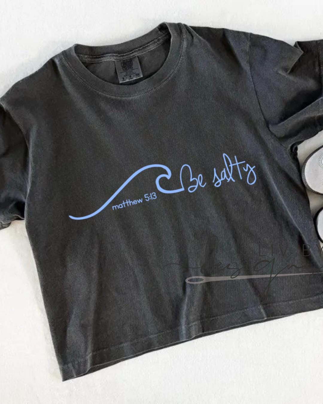 Be Salty Christian Crop Top | Matthew 5:13 Shirt | Faith Based Comfort Colors Tee | Gift for Her __etsy:8045435446