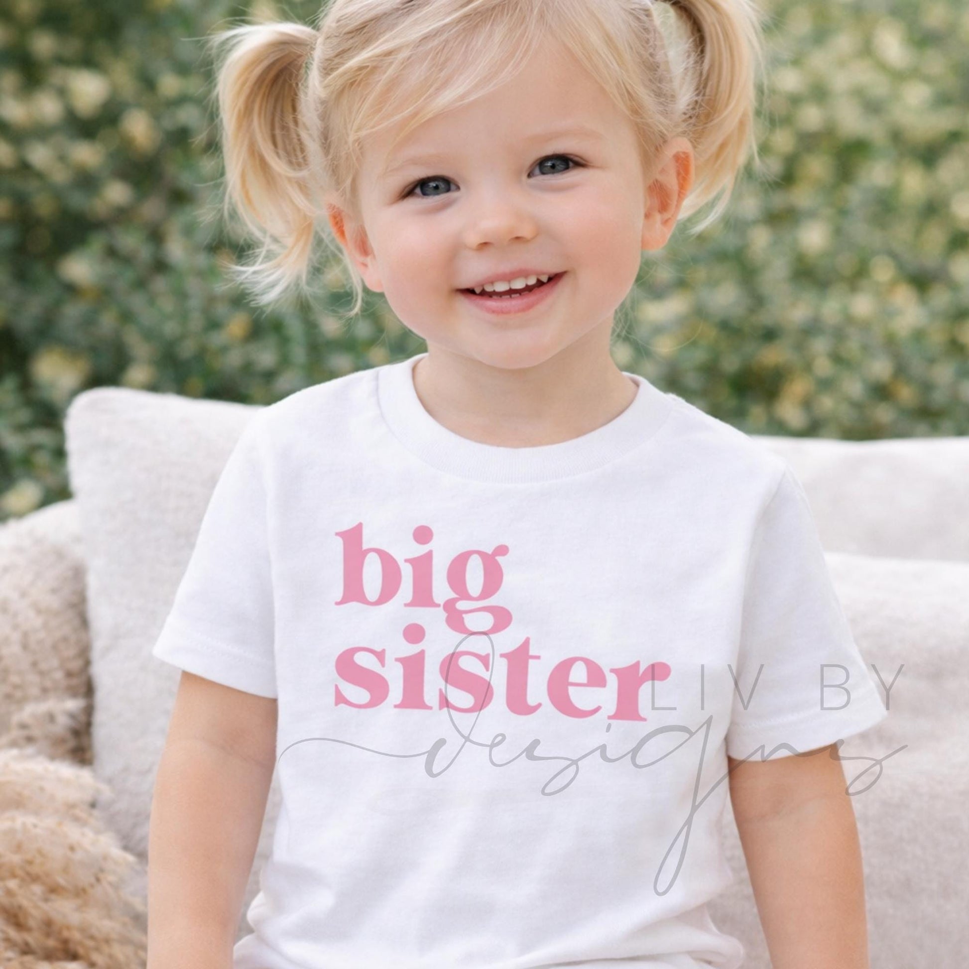 Big Sister Shirt for Pregnancy Announcement | Big Sibling Reveal Toddler Tee | Personalized Big Sister Shirt | Baby Announcement Outfit