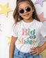Big Sister Toddler T-Shirt, Sibling Announcement, Pregnancy Reveal Tee