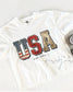 Big and Bold USA Graphic Crop Top | Comfort Colors Patriotic Cropped T-shirt for the 4th of July Holiday __etsy:8035185372