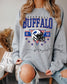 Buffalo Football Helmet Sweatshirt | Gildan Unisex Vintage Style