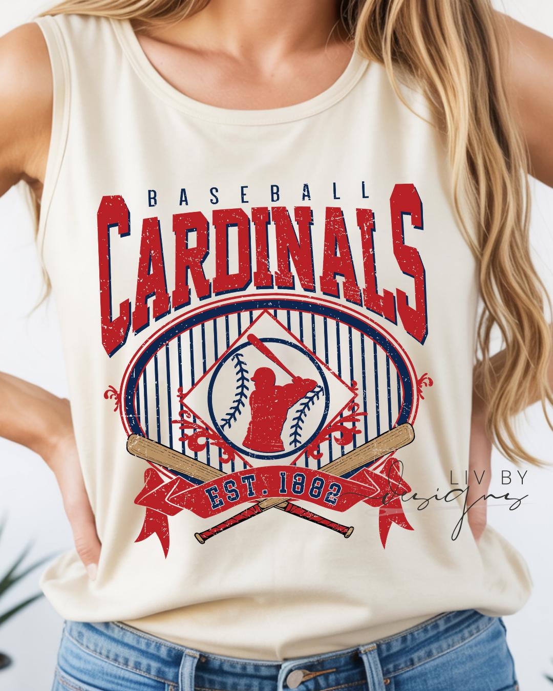 Cardinals Baseball Tank Top | Vintage St Louis Graphic Summer Shirt __etsy:8120001448