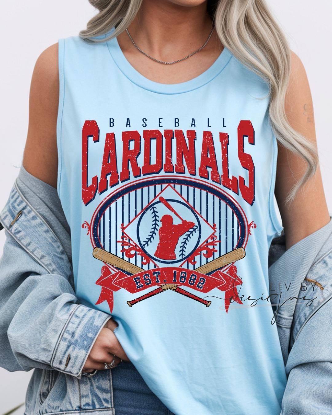 Cardinals Baseball Tank Top | Vintage St Louis Graphic Summer Shirt __etsy:8120001438