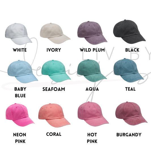 Chase the Sun Embroidered Hat | Adams Pigment-Dyed Cotton Cap