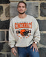 Cincinnati Football Sweatshirt | Retro Helmet Graphic, Gildan Unisex