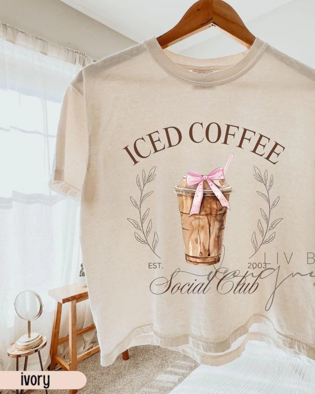 Comfort Colors Social Club Graphic Crop Top | Coffee Lover Shirt __etsy:8091010687