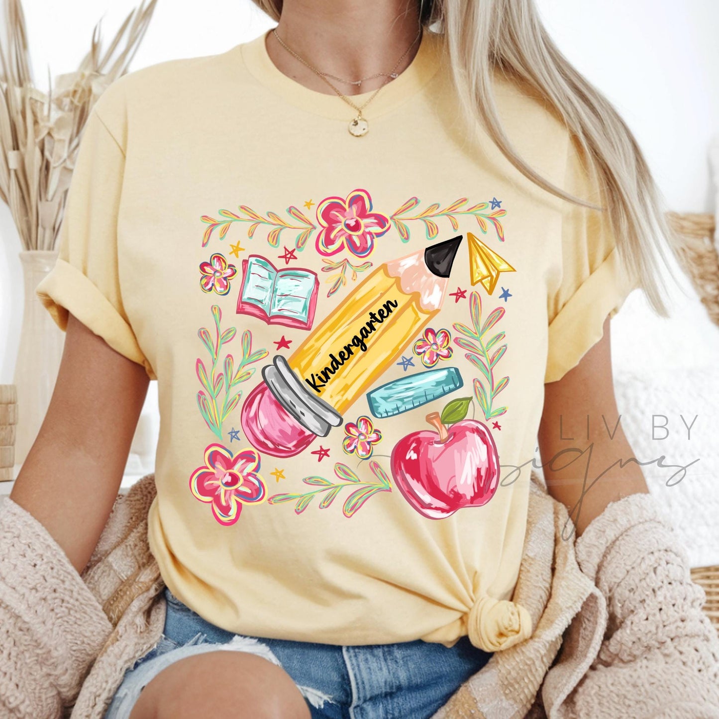Custom name Teacher Tee Comfort Color  | Matching Bestie Teacher Tees Teacher Appreciation Gift for Elementary Teacher, Custom saying school