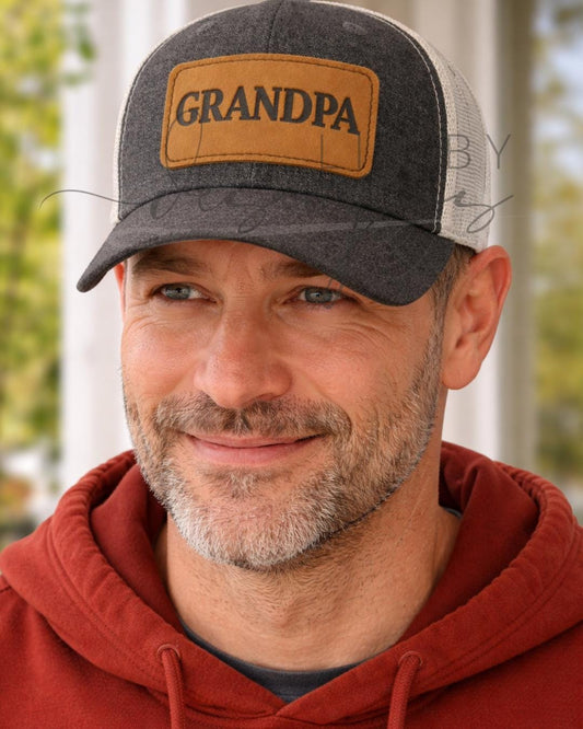 Customized patch Dad Hat | Personalized Ultimate Trucker Cap for Father