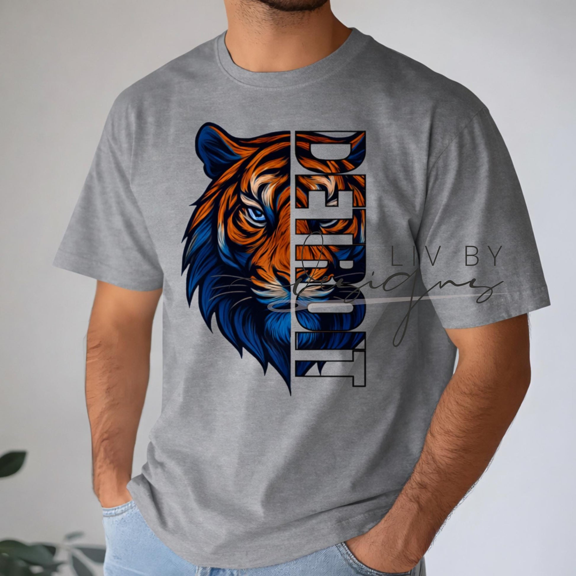 Detroit Baseball Shirt | Bold Graphic Comfort Colors Tee