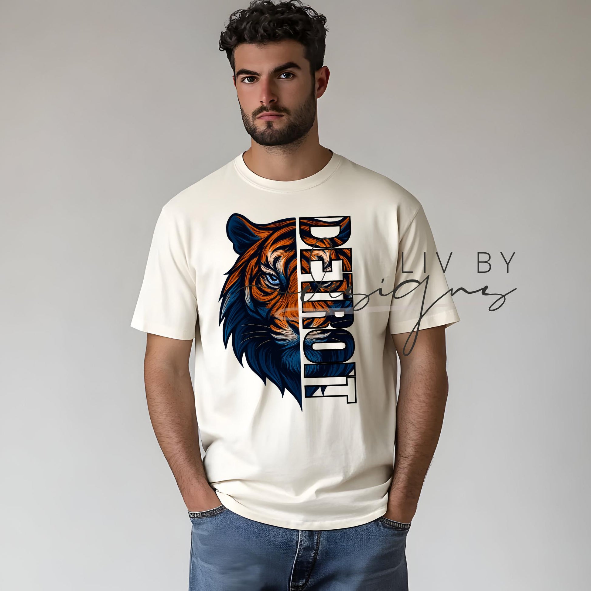Detroit Baseball Shirt | Bold Graphic Comfort Colors Tee
