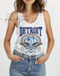 Detroit Tigers Baseball Tank Top | Vintage Tiger Graphic Summer Shirt