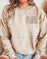 Embroidered Coffee Sweatshirt | "But First Coffee" Pullover