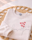 Embroidered Heart Crewneck Sweatshirt | Minimal Heart Sweatshirt | Gildan Crewneck | Valentine Embroidered Sweatshirt