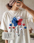 Floral Mama USA t-shirt | Comfort Colors Patriotic T-Shirt for the 4th of July __etsy:8037173022
