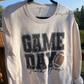 Vintage Game Day Block Lettering Football Crewneck | Game Day Pullover