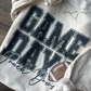 Vintage Game Day Block Lettering Football Crewneck | Game Day Pullover