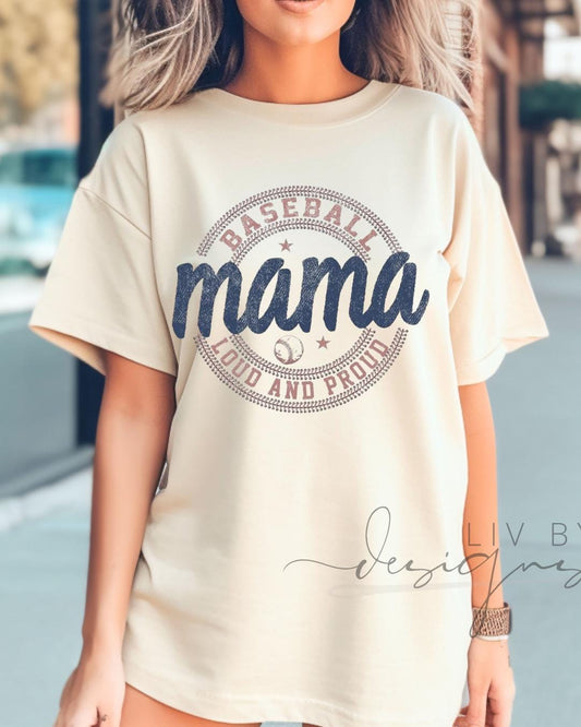 Game Day Baseball Comfort Colors Tee | Retro Baseball Fan Shirt for mom, sideline tee for spring sport season