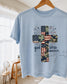 God Bless America Comfort Colors Crop Top | Christian Patriotic Shirt | Faith Based __etsy:8165371879