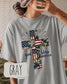 God Bless America Cross Shirt | Comfort Colors 1717 | Patriotic Faith Tee | Christian Fourth of July Shirt __etsy:8112897804