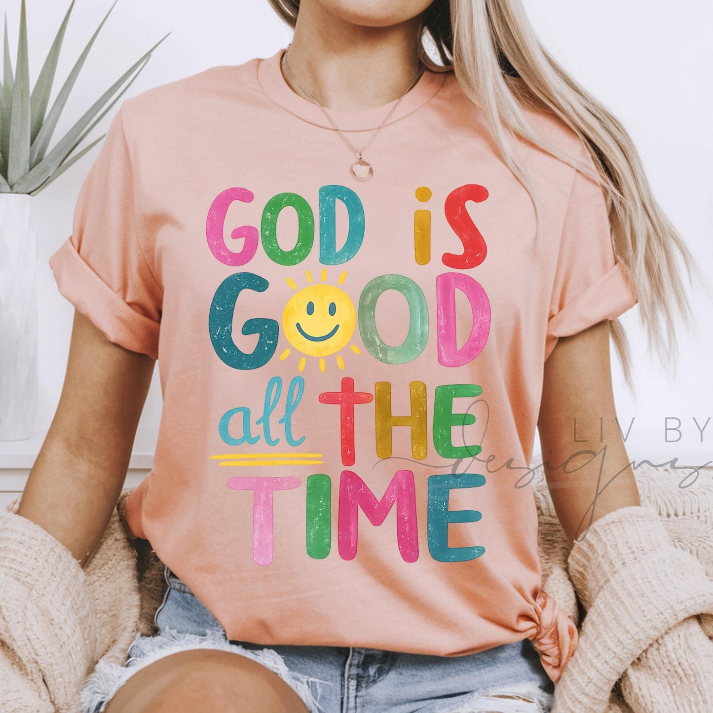 God Is Good Christian Tee | Faith Based Comfort Colors Tee | Gift for Her
