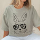 Hip Hop Bunny T-Shirt, Easter Spring Comfort Colors Apparel, DTF Graphic Tee