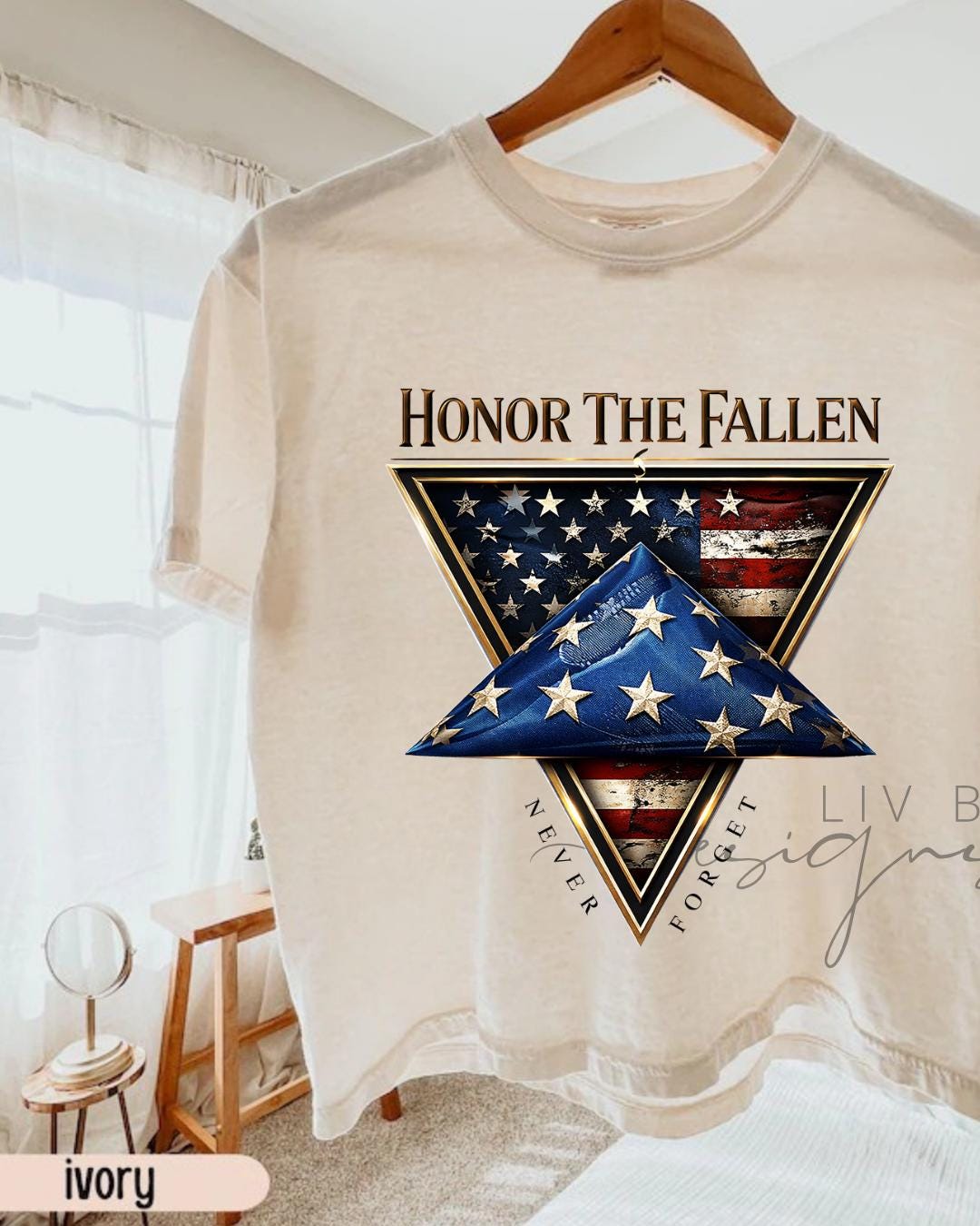 Honor The Fallen Memorial Day Comfort Colors Crop Top | Patriotic Military Tribute Shirt __etsy:8117538476