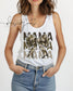Hunting Camo Mama Comfort Colors Tank | Mother’s Day Gift | Camo and Bows Mama Shirt | Cute Mom Outfit