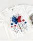 Mama Floral USA Graphic Crop Top | Comfort Colors Patriotic Mama Cropped T-shirt __etsy:8083098469