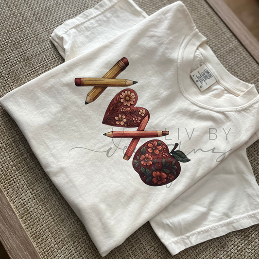 XOXO Teacher Valentines Day T-Shirt | Comfort Colors Teacher Tee | Valentine’s Day Gear | Cute Teacher Gift