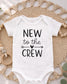 New to the Crew Onesie for Newborn | Gender neutral baby announcement