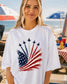 Patriotic Air Show Shirt | American Flag Fighter Jet Tee | USA Fourth of July Shirt __etsy:8117304898