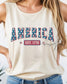 Patriotic America 1776 Muscle Tank | Vintage USA Graphic Tank Top | Fourth of July Shirt | Patriotic Summer Tank __etsy:8093587395