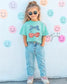 Patriotic Heart Cherries Kids Shirt | Fourth of July Toddler Tee | Coquette Americana Cherry Bow Shirt __etsy:8112680434
