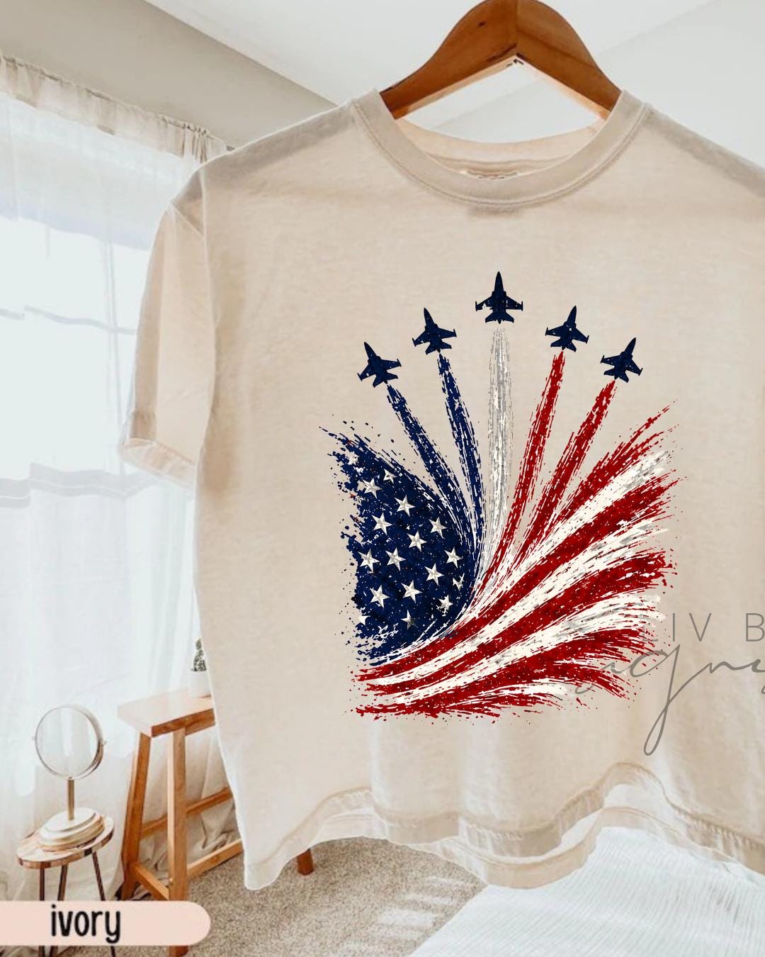 Patriotic Jet Flag Comfort Colors Crop Top | USA Air Show Shirt | Military Aircraft Shirt __etsy:8165306165