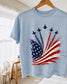 Patriotic Jet Flag Comfort Colors Crop Top | USA Air Show Shirt | Military Aircraft Shirt __etsy:8165306197