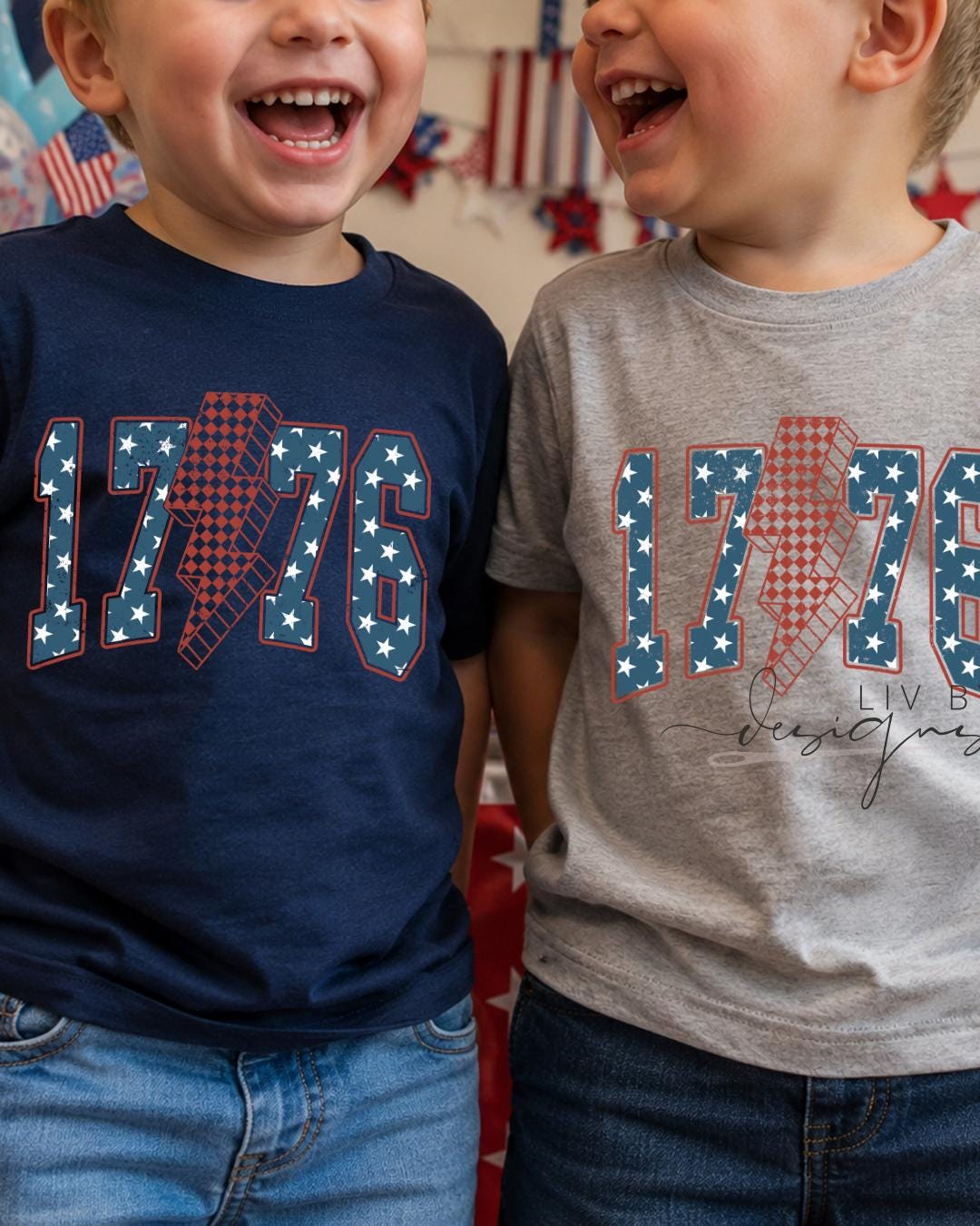 1776 Patriotic Kids Shirt | Fourth of July Toddler Tee | Retro Americana Independence Day Shirt __etsy:8160506135