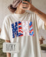 Patriotic Mama Shirt | Comfort Colors 1717 | Fourth of July Mom Tee | Red White & Blue Graphic Shirt __etsy:8112842924