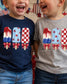 Patriotic Popsicle Toddler Tee | 4th of July Kids Shirt | Red White & Blue Summer Graphic Tee __etsy:8160451733