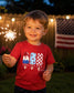 Patriotic Popsicle Toddler Tee | 4th of July Kids Shirt | Red White & Blue Summer Graphic Tee __etsy:8160451721