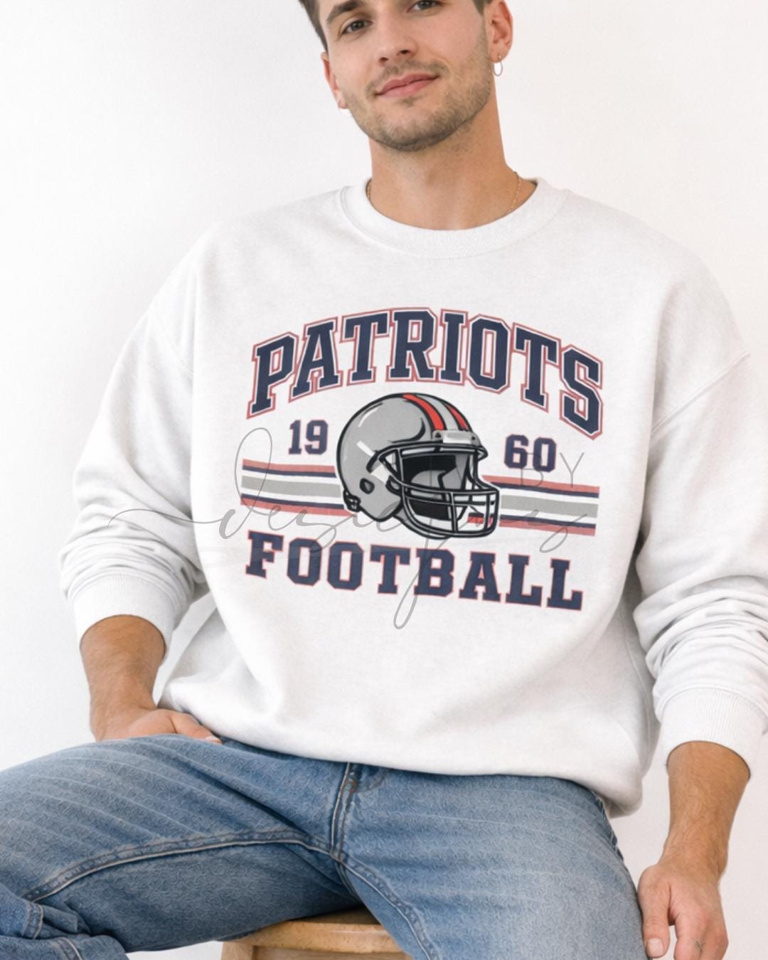 Patriots Football Sweatshirt | Game Day Pullover