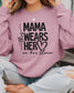 Personalized Mama Sweatshirt | Custom Name Sleeve, Gildan Crewneck
