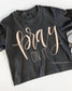 Pray On It Christian Crop Top | Faith Based Comfort Colors Tee | Gift for Her __etsy:8093386785