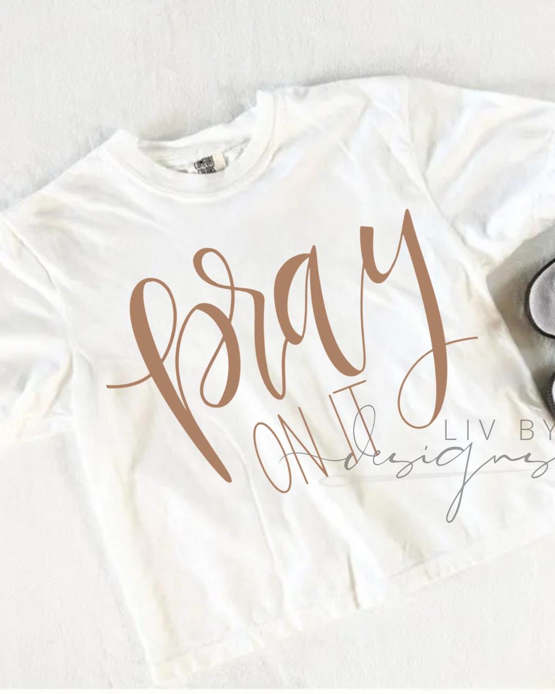 Pray On It Christian Crop Top | Faith Based Comfort Colors Tee | Gift for Her __etsy:8045473950