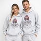 Detroit Hockey Crewneck Sweatshirt, Hockey Fan Pullover, Ash Gray Gildan Blend