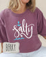 Salty Summer Comfort Colors Shirt | Summer Boating Graphic Tee, Bright salty tee, relaxing beach tee