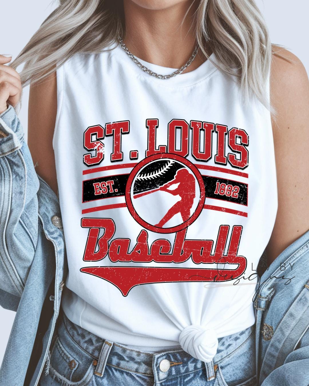 St Louis Baseball Tank Top | Vintage Cardinals Graphic Summer Shirt __etsy:8167911885