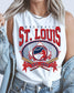 St Louis Baseball Tank Top | Vintage Cardinals Graphic Summer Shirt __etsy:8167892031